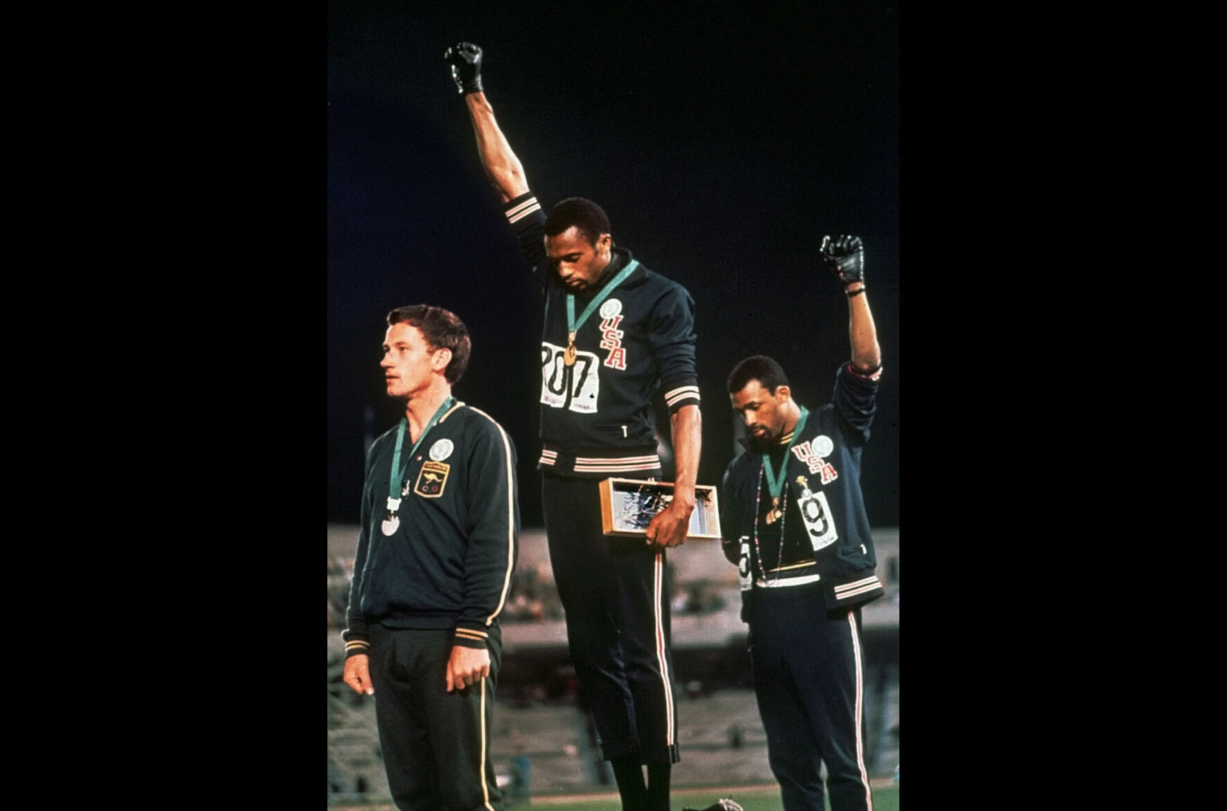 1968: Tommie Smith and John Carlos